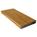 Bois composite en plastique bien fait plancher de terrasse en bois massif wpc